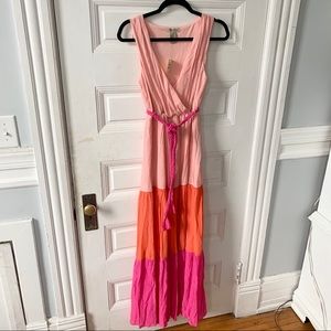 Brilliant & Bold Flying Tomato Maxi Dress